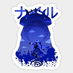 GENSHIN IMPACT NILOU SILLHOUTE Sticker